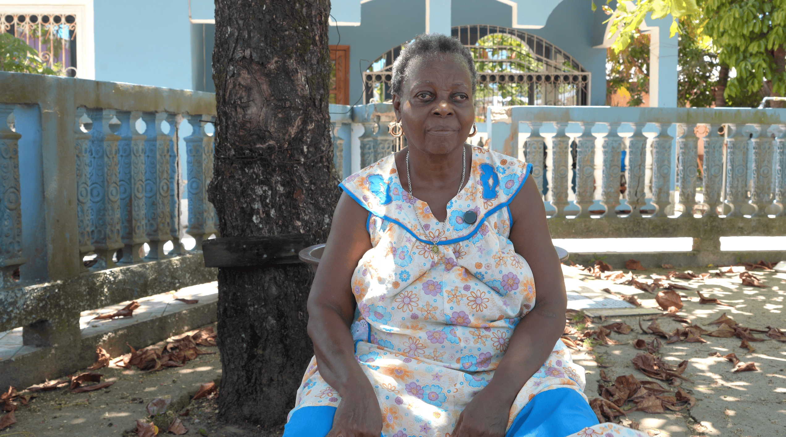 Esmeralda Arzú, lideresa de la comunidad garífuna de San Juan.
